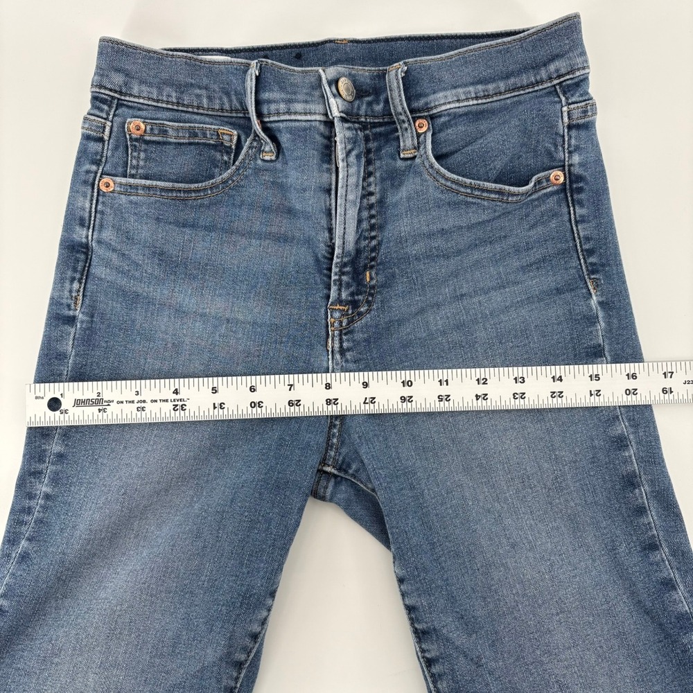 Gap True Skinny High Rise Jeans Womens 29 8R Medium Indigo Blue Stretch‎ Denim - Picture 11 of 15